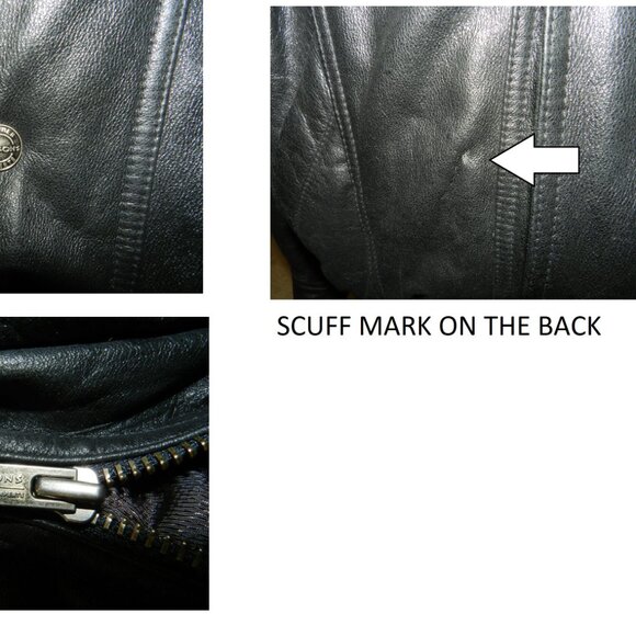 Wilsons Leather Vintage Black Leather Thinsulate Bomber Jacket Men's Size Medium - Picture 15 of 15